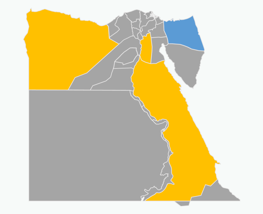 Download editable map of Egypt