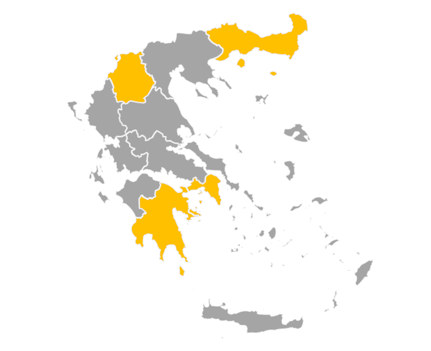 Download editable map of Greece