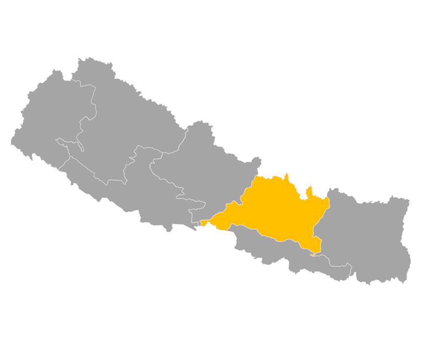 Download editable map of Nepal