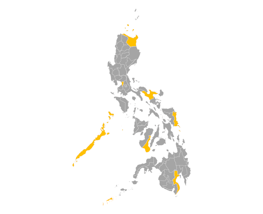 Download editable map of Philippines