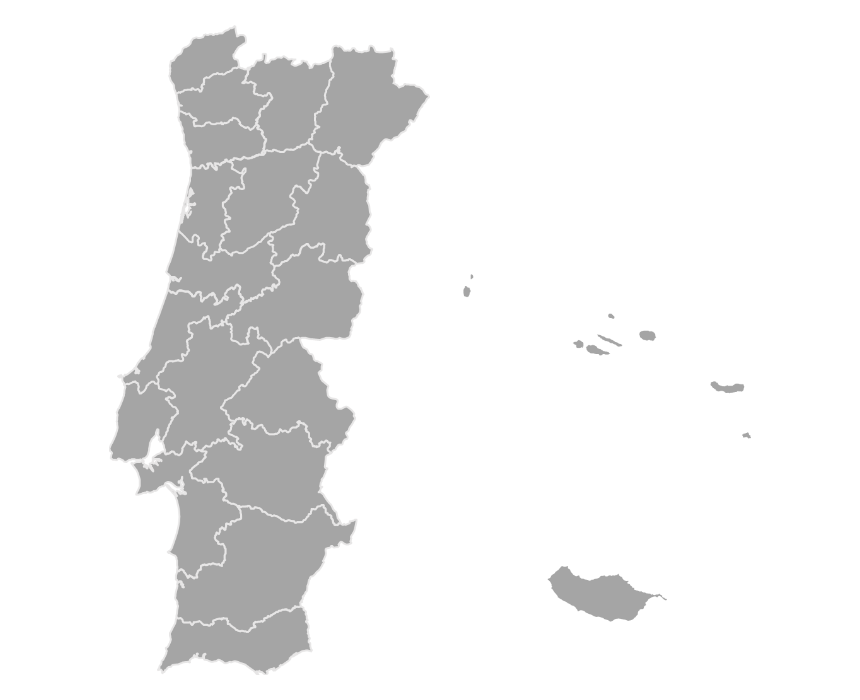 Download editable map of Portugal