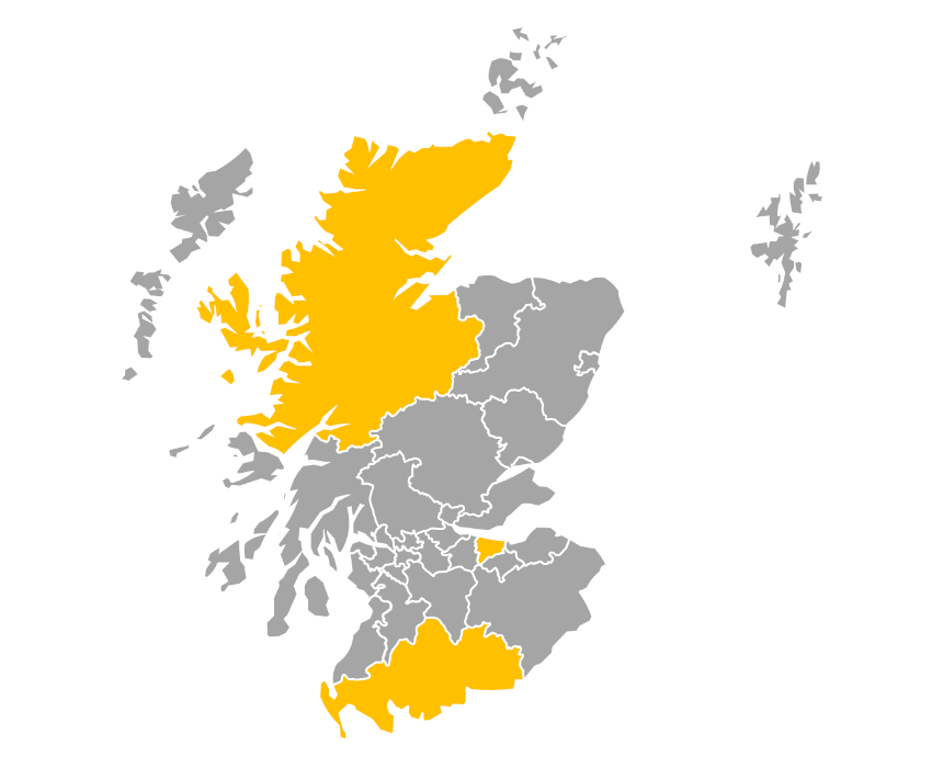 Download editable map of Scotland